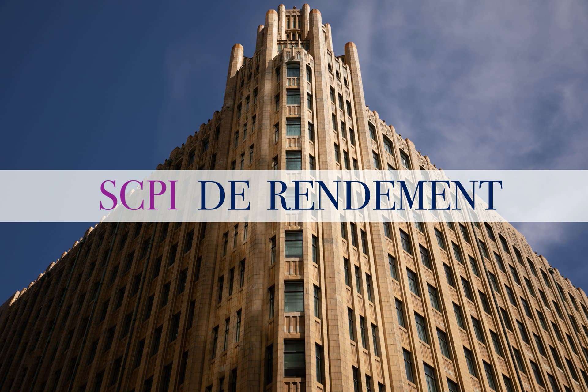 Scpi Investissez Des Maintenant Lcp Partners